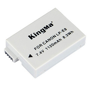 Pin sạc Ver 3 Kingma cho Canon LP-E8 (Sạc Type C siêu nhanh), Hàng chính hãng