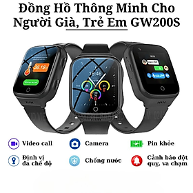 Đồng Hồ Định Vị Cho Người Già, Trẻ Em GW200S: Định Vị, Cảnh Báo Đột Quỵ, Theo Dõi Sức Khỏe