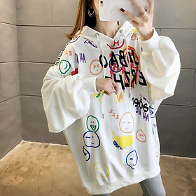 Áo Khoác Hoodie Nữ Họa Tiết Ngộ Nghĩnh Cao Cấp