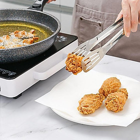 Mua Giấy thấm dầu mỡ Vuông set 50 tờ KT 24x24cm dùng chiên rán cho nồi chiên không dầu