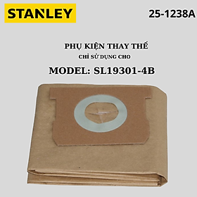 Bộ 3 túi giấy đựng bụi Stanley 25-1238A phụ kiện máy hút bụi Stanley SL19301-4B - Hàng chính hãng