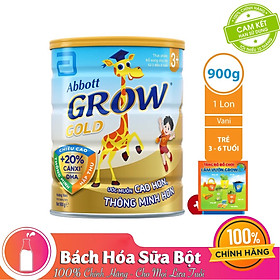 Sữa Bột Abbott Grow Gold 3+ (900g) - Tặng Bộ Đồ Chơi Làm Vườn Grow