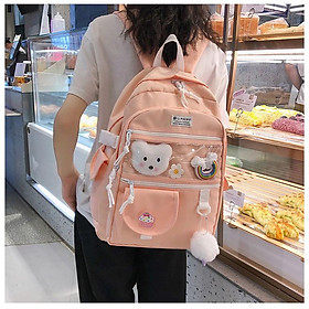 Balo đi học nữ, balo ulzzang balo trong suốt lipin