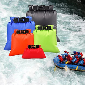 5x Waterproof Dry Bags 1.5L 2.5L 3L 3.5L 5L Floating Storage Bags Dry Sacks Pouch Dry Wet Separation for Rafting Boating Swimming Hiking Fishing