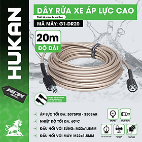 DÂY RỬA XE ÁP LỰC CAO 1.5MM G1-DR20 HUKAN -HÀNG CHÍNH HÃNG