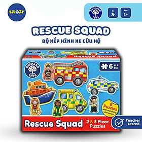 Bộ xếp hình Rescue Squad - Orchard Toys giúp trẻ phát triển khả năng quan sát và linh hoạt não bộ