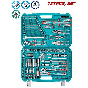 BỘ 137 CÔNG CỤ KẾT HỢP THKTHP21376 TOTAL -HÀNG CHÍNH HÃNG