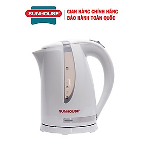 Mua Ấm siêu tốc nhựa Sunhouse SHD1300  Công suất 1850W  Dung tích 1 7 lít  Hàng chính hãng - Bảo hành 12 tháng
