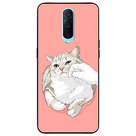 Ốp lưng in cho Oppo R17 Pro Mẫu Mèo Mập