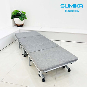 Mua Giường xếp gấp gọn di động SUMIKA 386  khung thép  có bánh xe