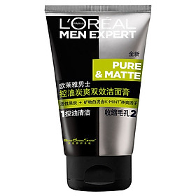 Sữa Rửa Mặt LOREAL Kiềm Dầu Dành Cho Nam (100ml)