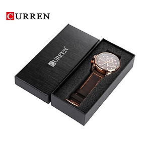 CURREN Watch Box Cardboard Paper Watch Storage Case Black Exquisite Gift Watch Container