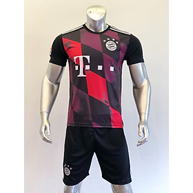 Bộ Quần Áo Bóng Đá CLB Bayern Đen - Đồ Đá Banh Mới Nhất 20-21