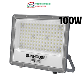Mua Đèn Pha led ECO Sunhouse 100W SHE-LECPL01 Sử dụng Chip LED  Tuổi thọ 25.000 giờ