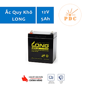 Ắc Quy Kín Khí Long 12V 5Ah WP5-12 - (PDC-TECH) - Hàng Chính Hãng