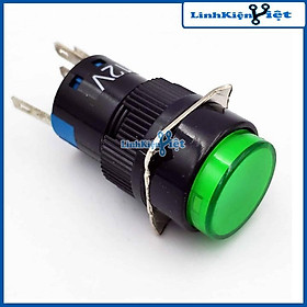 Mua Nút Nhấn Đề 15mm-24VDC AL6- M Nhấn Nhả Có Đèn