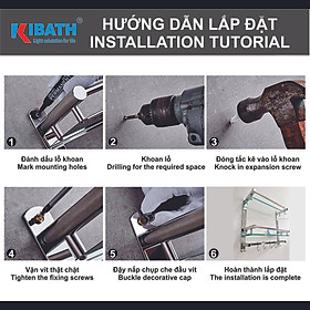 Kệ Kibath 2 Tầng Phòng Tắm Tiện Lợi