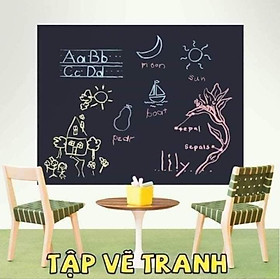 Decal bảng đen cắt theo mét ( 45cm/60cm/90cm/120cm)