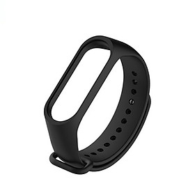 Dây Đeo Thay Thế Vòng Đeo Tay Xiaomi Mi Band 3 Mi Band 4 Chất Liệu Silicone - Hàng Chính Hãng