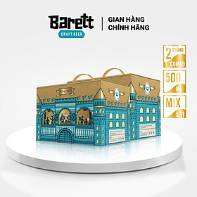 Combo 2 thùng bia thủ công Barett mix 5 vị