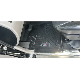 Thảm lót sàn xe ô tô Mitsubishi Pajero Sport 2023 bản 2 cầu  (sd) Nhãn hiệu Macsim chất liệu nhựa TPE cao cấp màu đen