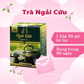 Trà Ngải Cứu Hộp 30 Gói Túi Lọc Của Siêu Thị Thiên Nhiên Giúp Giảm Chướng Bụng, Đầy Hơi