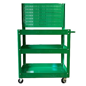 Mua Xe đẩy 3 ngăn vách lưới 72cm xanh lá