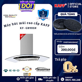 Mua Máy hút mùi kính cong 900mm KAFF KF-GB985N Tặng bộ lọc than thay thế  - Hàng Chính Hãng