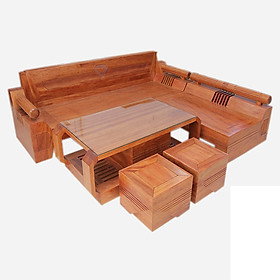 Mua Sofa góc gỗ sồi  kim cương
