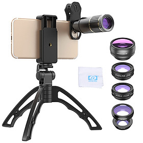 Bộ Ống Kính 6 Trong 1 Gồm Ống Kính Zoom