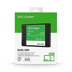 (Giá Hủy Diệt) Ổ Cứng SSD Western Digital Green 2.5 inch SATA iii 240GB / 480GB / 1TB Model G3G0A mới nhất 2023 - Hàng Chính Hãng - 480GB