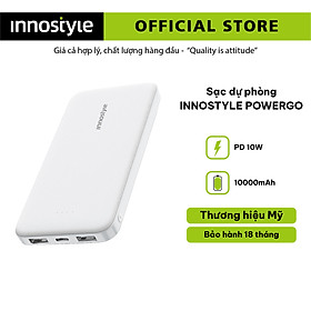 Pin Sạc Dự Phòng Innostyle Powergo Smart AI 10000mAh - Hàng Chính Hãng