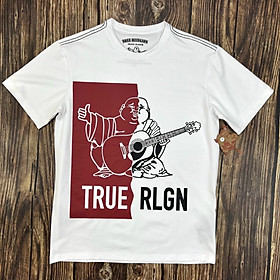 ÁO THUN NAM COTTON CỔ TRÒN HỌA TIẾT ÔNG ĐỊA