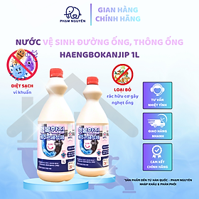COMBO 2 CHAI NƯỚC VỆ SINH ĐƯỜNG ỐNG HIỆU HAENGBOKANJIP 1L