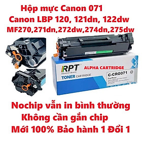 Hộp mực 071 Canon LBP 120 121dn 122dw MF270 MF271dn, MF272dw, MF274dn, MF275dw Hàng chính hãng Alpha Cartridge