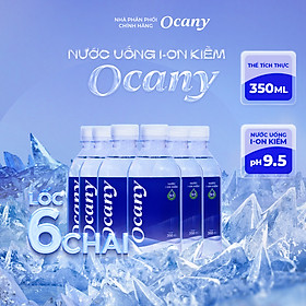 Lốc 6 chai nước ion kiềm Ocany chai 350ml