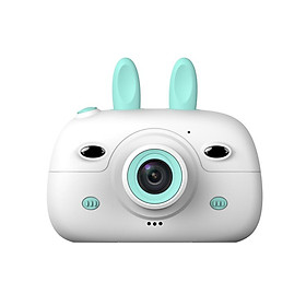  Máy ảnh kỹ thuật số Mini Kids 1.8MP Camera trước sau selfie 2.4 inch IPS HD Màn hình kép Đèn pin Camera màu xanh dương -Màu xanh dương