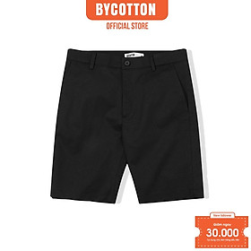 Quần Short Tây Nam Màu Đen BY COTTON Black Short Trouser 2.0