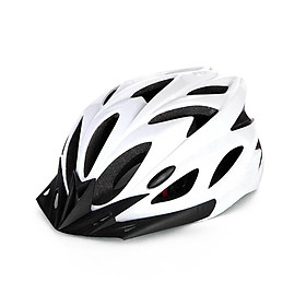 Mũ bảo hiểm đi xe đạp leo núi, siêu nhẹ, siêu bền, thoáng khí-Màu trắng