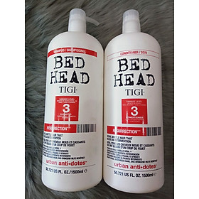 Bộ Dầu Gội và Xả Phục Hồi Tóc Tigi Bed Head Urban Antidotes Resurrection Cấp độ 3 (Màu Trắng) 1500ml - Chính hãng