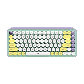 Mua Bàn phím cơ không dây bluetooth | USB Logitech POP KEYS - phím emoji có thể tùy chỉnh - DayDream Mint - Hàng chính hãng