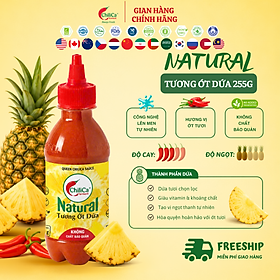 [KHÔNG CBQ] Natural Tương Ớt Dứa 255g - Lên Men Tự Nhiên, Không Chất Điều Vị, Không Hương Liệu