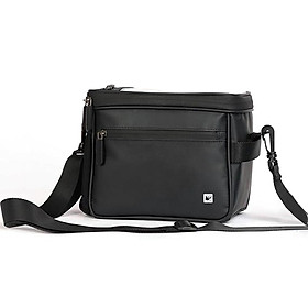 Túi giữ nhiệt tay lái xe đạp 4,5L với màn silicone đựng điện thoại cảm ứng, chống nước-Màu đen