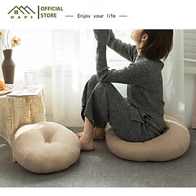 Mua Đệm Ngồi Bệt Tròn Cho Bàn Trang Điểm Bông Vải Cao Cấp Phong Cách Hàn Quốc - GC13