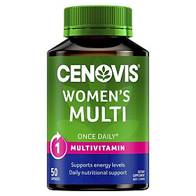 Cenovis Once Daily Womens Multivitamins & Minerals 50 Capsules