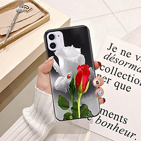 Ốp lưng điện thoại iPhone 11 viền silicon dẻo TPU  hình Hoa Cảnh - Hàng chính hãng