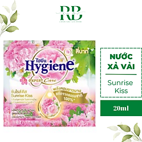 Nước Xả Vải Hygiene Thái Lan Đậm Đặc Thơm Lâu làm Mềm Vải Dùng Được Cho Quần Áo Trẻ Em Dây 12 Gói Được Chọn Màu