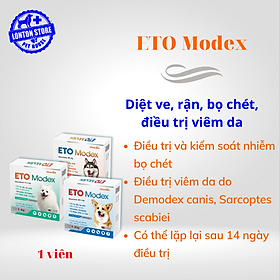 Eto Modex - Viên nhai vị thịt bò phòng ve rận