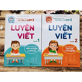 Bộ 2 cuốn Luyện viết cho bé chuẩn bị vào lớp 1