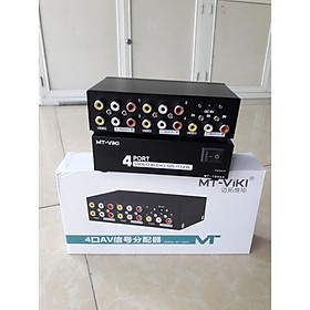 Bộ chia tín hiệu AV 1 ra 4 MT-Viki (Video + Audio L/R)